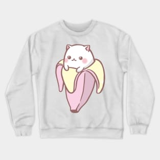 cat & banana Crewneck Sweatshirt